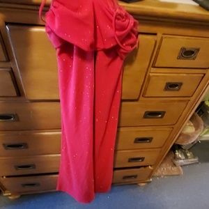 Betsy and Adam Red Prom Dress